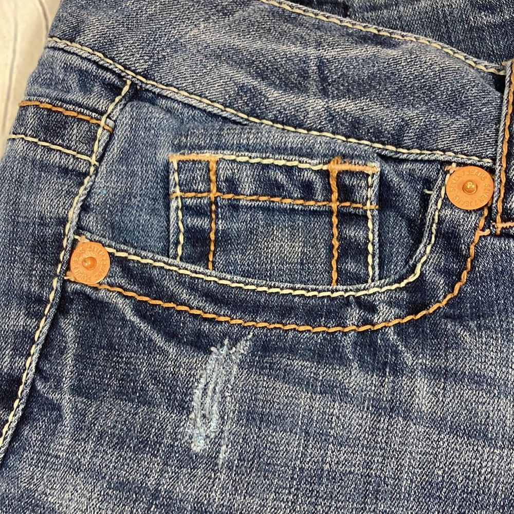 Seven7 Blue Denim Jean Shorts - Picture 3 of 10